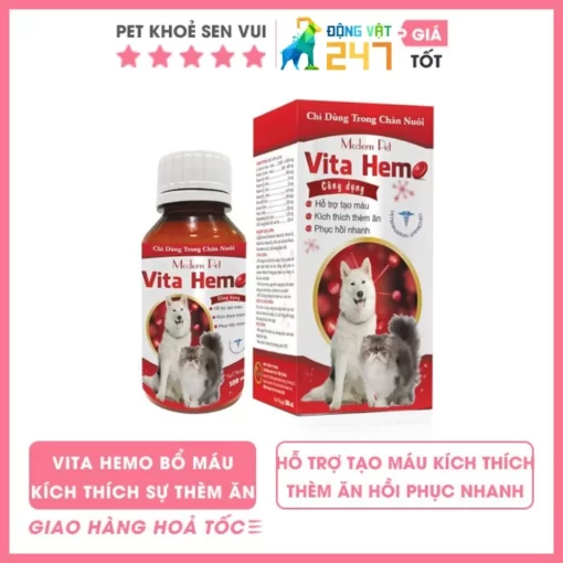 Thức ăn bổ máu cho chó